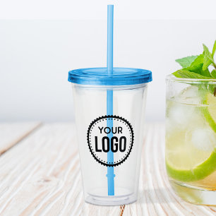 Custom Company Logo Acrylic Tumbler