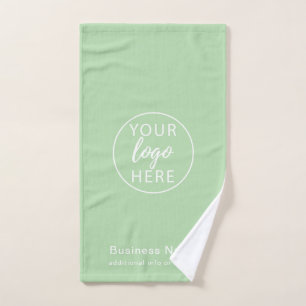 Custom Company Logo and Business Name Hand Towel