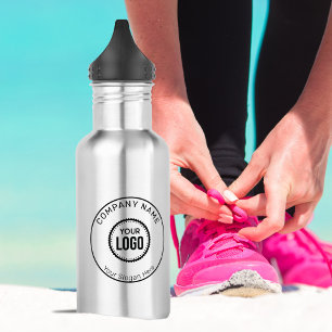 Custom Company Logo And Slogan With Promotional 532 Ml Water Bottle