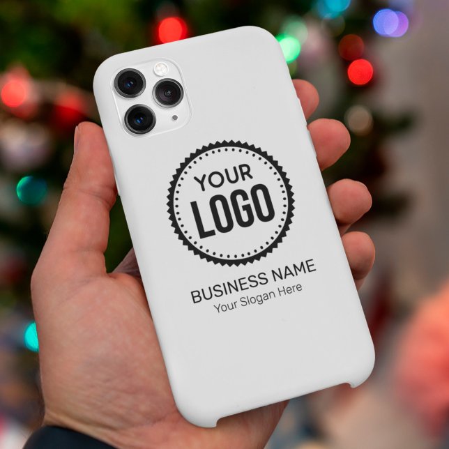 Custom Company Logo And Slogan With Promotional Case-Mate iPhone Case (Creator Uploaded)