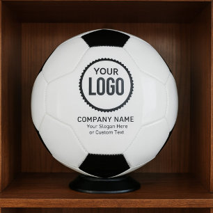 Custom Company Logo And Slogan With Promotional Football