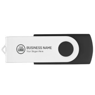 Custom Company Logo And Slogan With Promotional USB Flash Drive