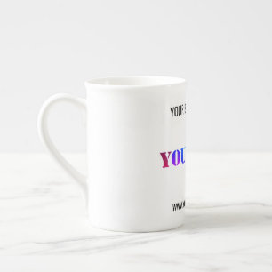 Custom Company Logo and Text Business Mug