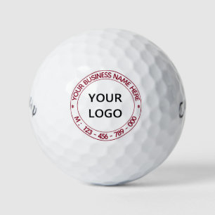 Custom Company Logo and Text Golf Balls Your Colou