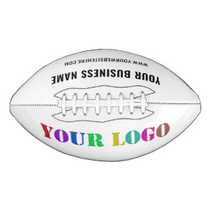 Custom Company Logo and Text Name Football American Football