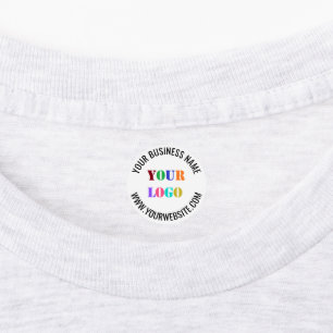 Custom Company Logo and Text Personalised Labels