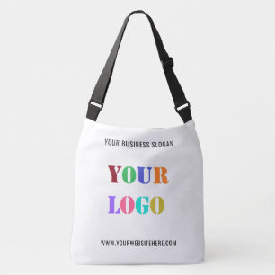 Custom Company Logo and Text Promotional Business Crossbody Bag