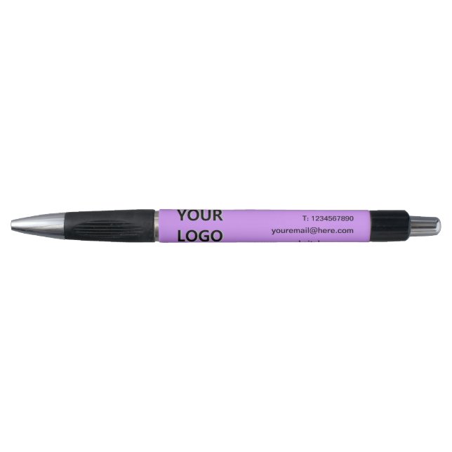 Custom Company Logo and Text Promotional Pen (Front)