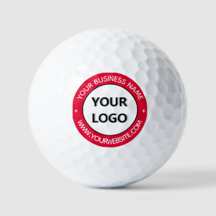 Custom Company Logo and Text Stamps Golf Balls