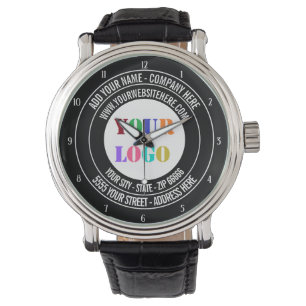Custom Company Logo and Text Watch template