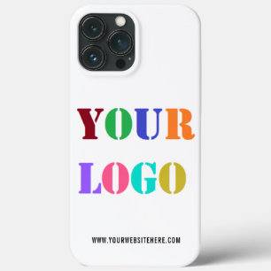 Custom Company Logo and Website IPhone Case