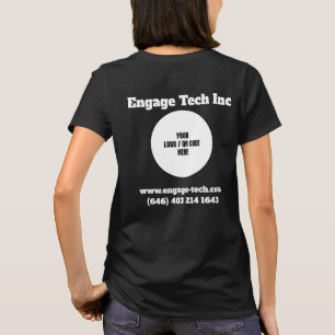 Custom Company Logo Attire (front & back design) T-Shirt