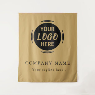 Custom Company Logo Backdrop For Events Tapestry