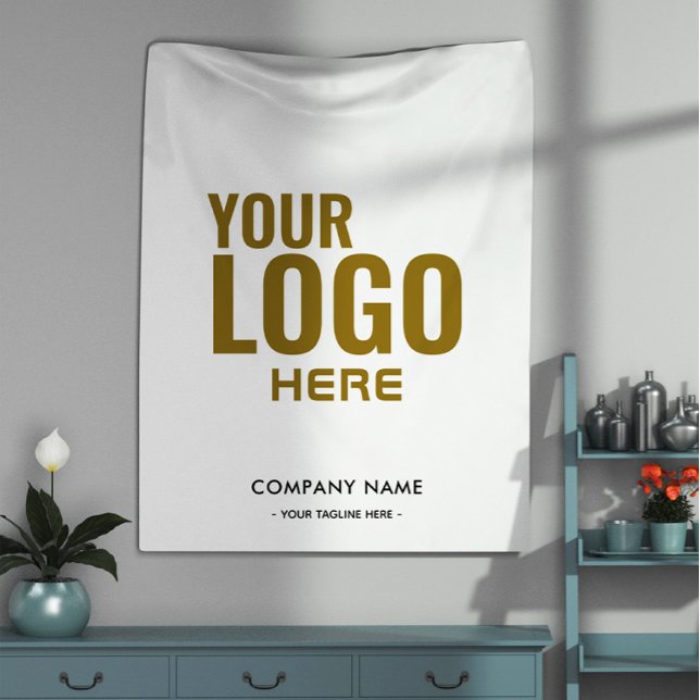 Custom Company Logo Backdrop For Events Tapestry (Creator Uploaded)