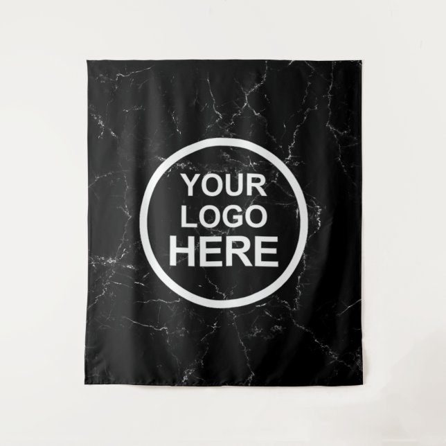 Custom Company Logo Backdrop For Events Tapestry (Front)