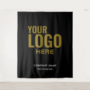 Custom Company Logo Backdrop For Events Tapestry