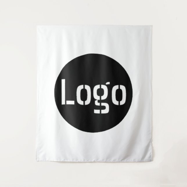 Custom Company Logo Backdrop For Events Tapestry (Front)