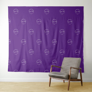 Custom Company Logo Backdrop Tapestry