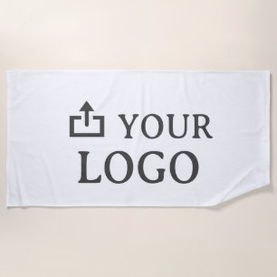 Custom Company Logo  Beach Towel