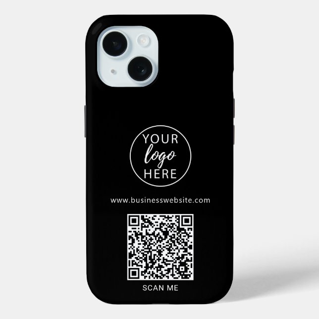 Custom Company Logo Black  Case-Mate iPhone Case (Back)