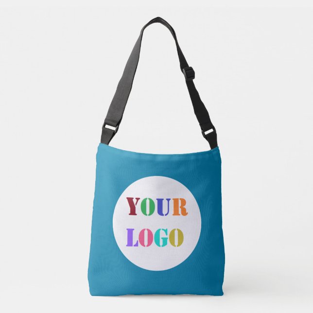 Custom Company Logo Branded Crossbody Bag Example (Front)