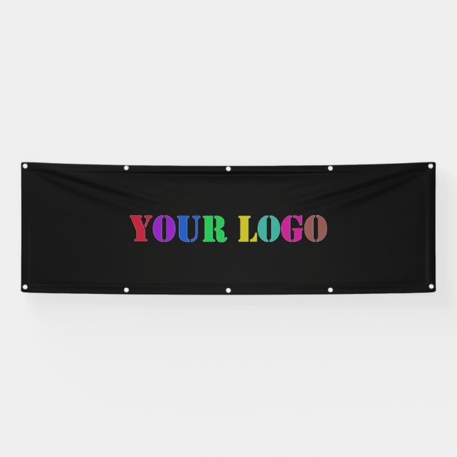 Custom Company Logo Business Banner Choose Colour (Horizontal)
