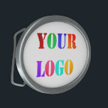Custom Company Logo Business Belt Buckle Template<br><div class="desc">Custom Colour - Design Your Own Personalised Belt Buckle with Company Logo Your Promotional Business Belt Buckles / Gift- Add Your Logo / Image - Photo or QR Code / Text / more ! Resize and move elements with Customisation tool. Choose / add your favourite background colours ! ( Select...</div>