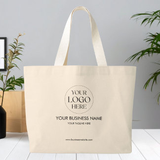 Custom Company Logo Business Branded Promotional Large Tote Bag
