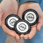 Custom Company Logo Business Corporate Branded 6 Cm Round Badge<br><div class="desc">Create your own custom pinback button pin with your company logo and personalised brand message or contact info. This is a promotional giveaway button for marketing your business on trade shows, conferences, and other company events. You can easily change the background colour to match your corporate colours. No minimum order...</div>