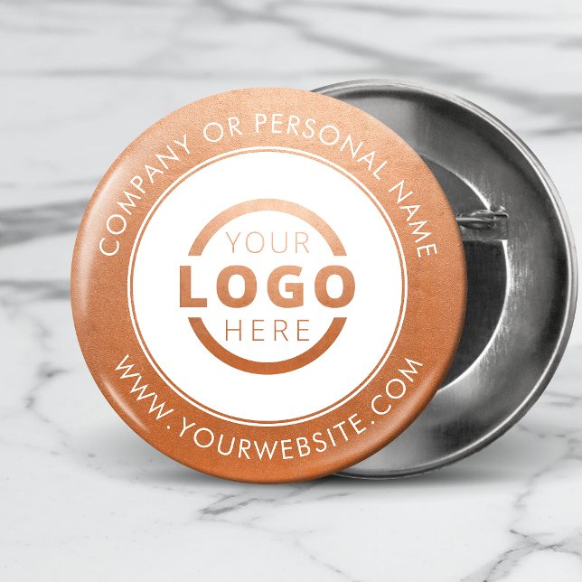 Custom Company Logo Business Corporate Giveaway 6 Cm Round Badge (Creator Uploaded)
