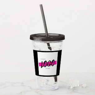 Custom Company logo business corporate promotional Acrylic Tumbler