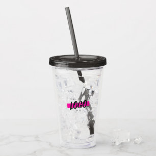 Custom Company logo business corporate promotional Acrylic Tumbler