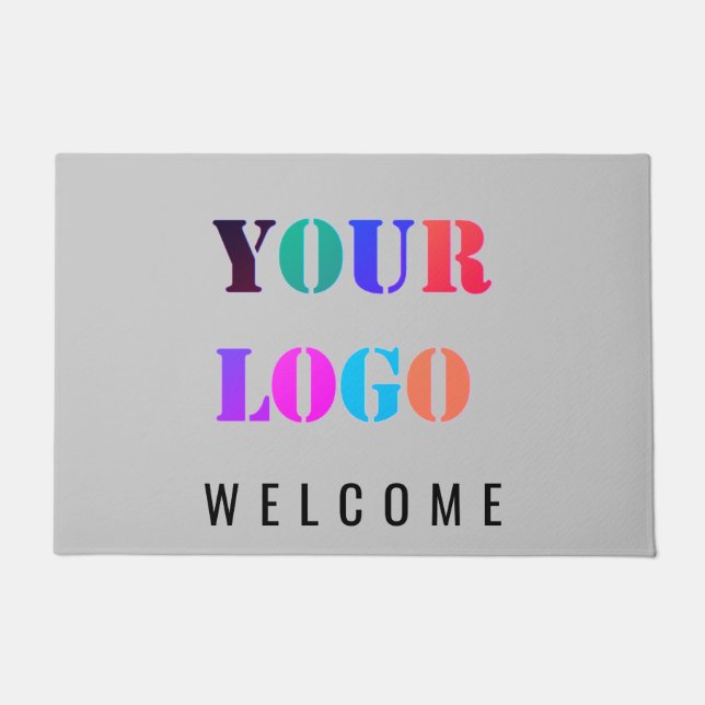 Custom Company Logo Business Doormat Template (Front)