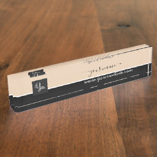 Custom Company Logo Business Nameplate