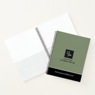 Custom Company Logo Business Notebook