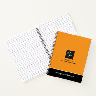 Custom Company Logo Business Notebook