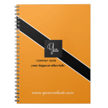 Custom Company Logo Business Notebook