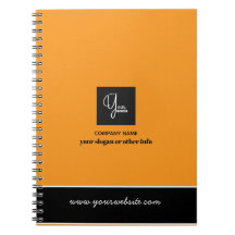 Custom Company Logo Business Notebook