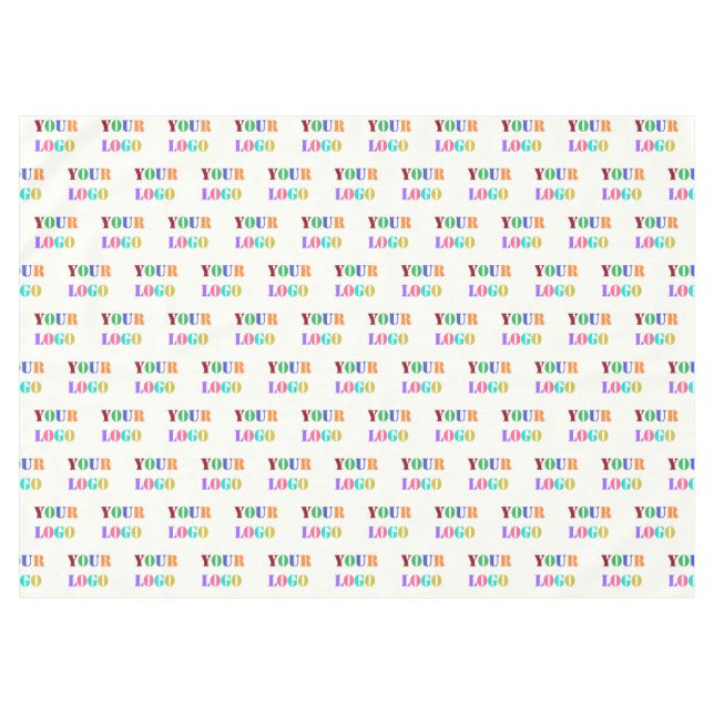 Custom Company Logo Business Promotion Tablecloth (Front (Horizontal))