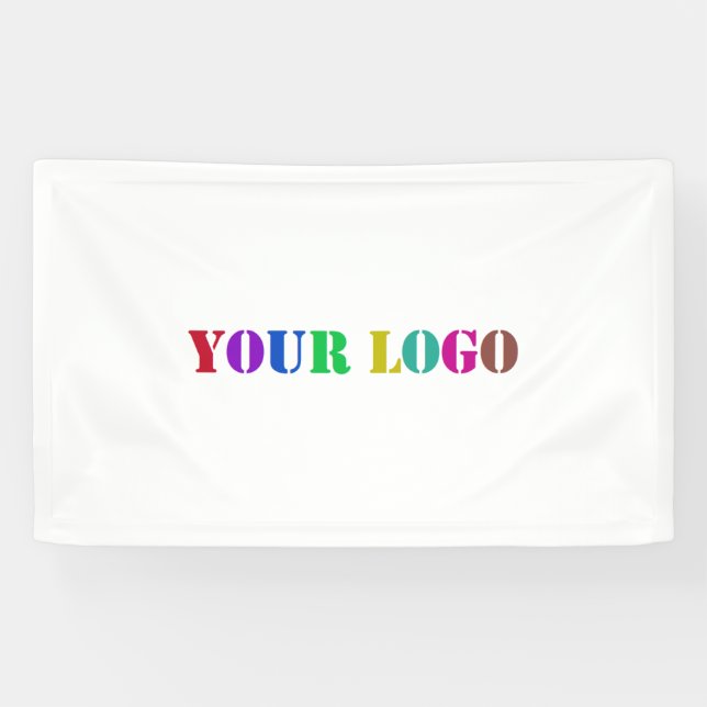 Custom Company Logo Business Promotional Banner (Horizontal)