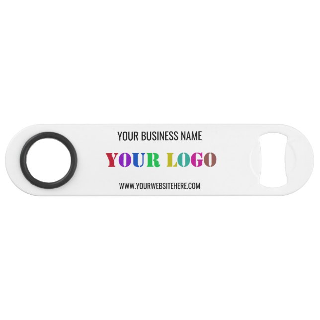 Custom Company Logo Business Promotional Bar Key (Front (Horizontal))