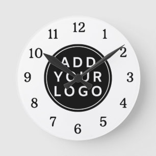 Custom Company Logo Business Promotional Branded Round Clock