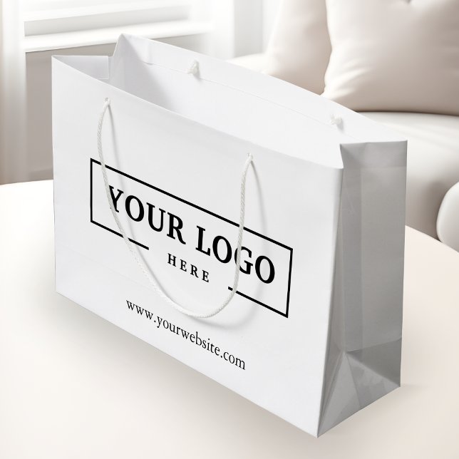 Custom Company Logo Business Promotional Gift Large Gift Bag (Creator Uploaded)