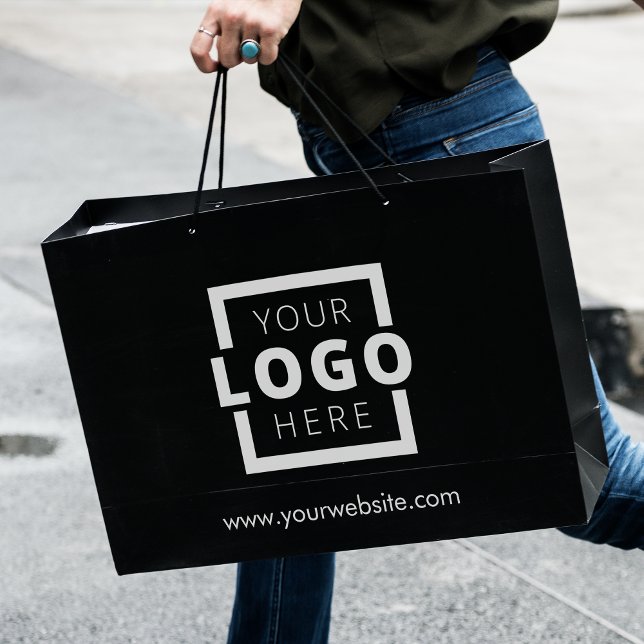 Custom Company Logo Business Promotional Gift Large Gift Bag (Creator Uploaded)