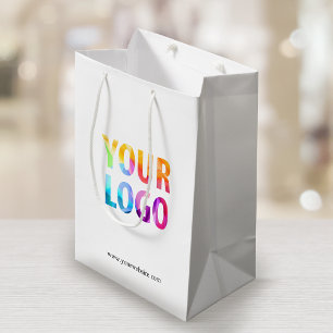 Custom Company Logo Business Promotional Gift Medium Gift Bag