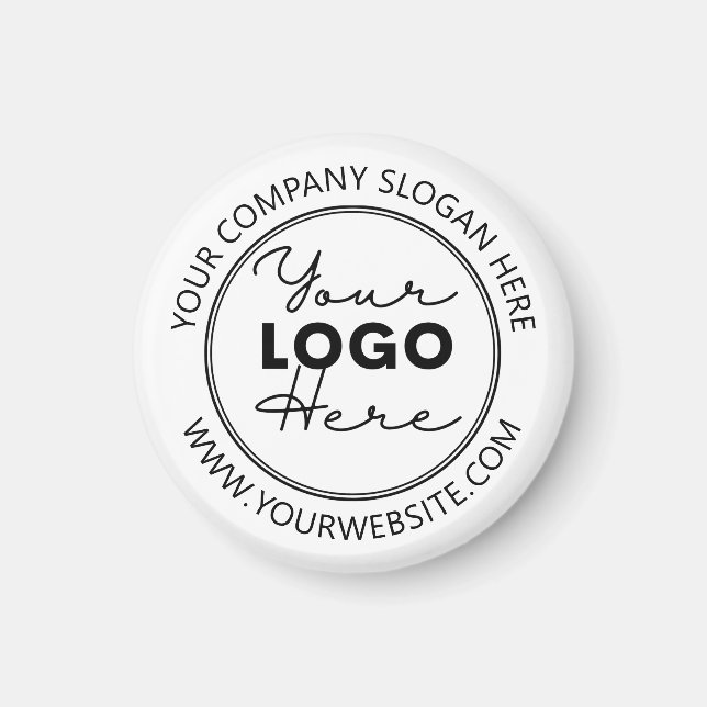 Custom Company Logo Business Promotional Magnet (Front)