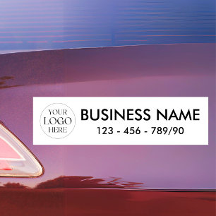 Custom Company Logo Business Promotional Modern  Bumper Sticker