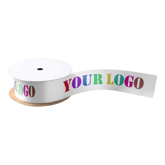 Custom Company Logo Business Promotional Ribbon Satin Ribbon (Spool)