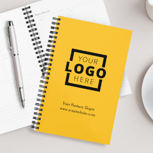 Custom Company Logo Business Promotional Yellow Planner