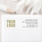 Custom Company Logo Business Return Address Label